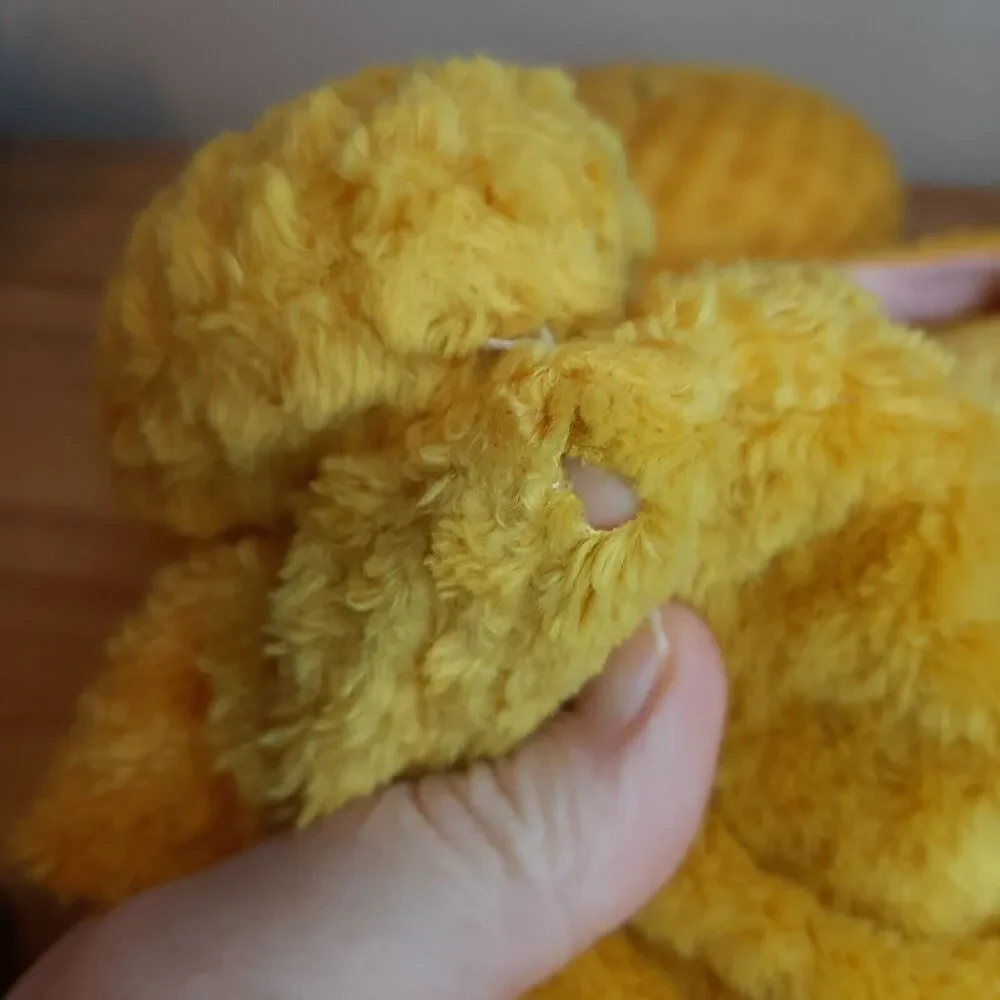 Vintage Plush Moose Tissue Box Holders / Cover Mustard Yellow